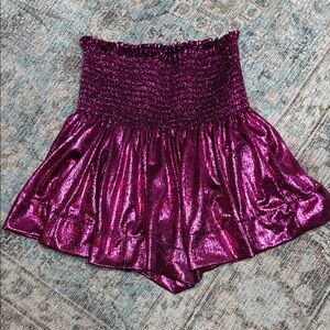 QUEEN OF SPARKLES Purple Skort with‎ Flowy Design